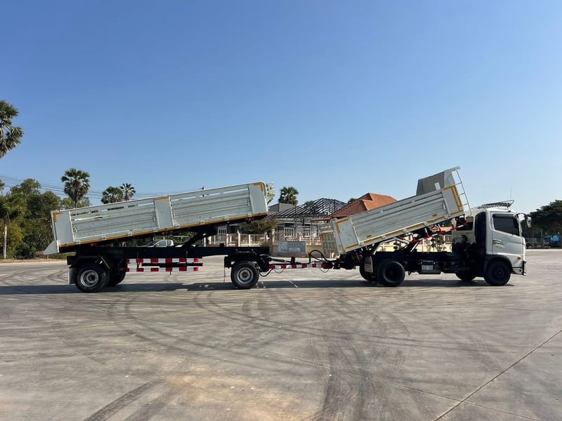 ไมล์ 18,800 กิโล❗️HINO FC9J 210 พ่วงแม่ลูกดัมพ์