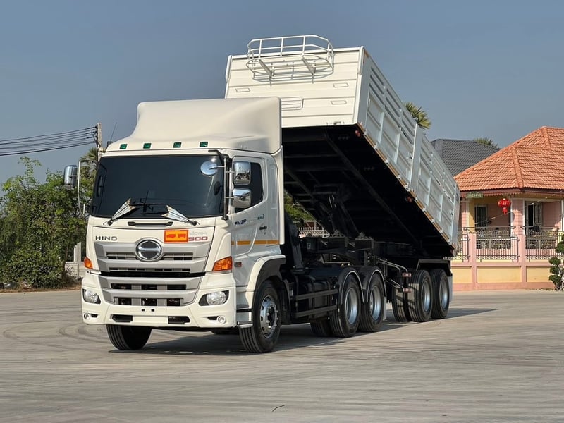HINO FM2P 380 หัวลากพร้อมหางเซมิดั้มพ์ สองเพลา