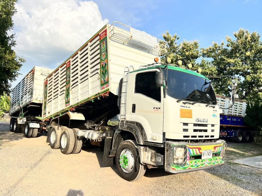 พ่วงแม่ลูกดั้มพ์ FXZ 360 แรง คอกเกษตร ปี 2556
