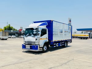 ISUZU FRR 210 กะบะเหล็กพร้อมคอกกว้างใน 