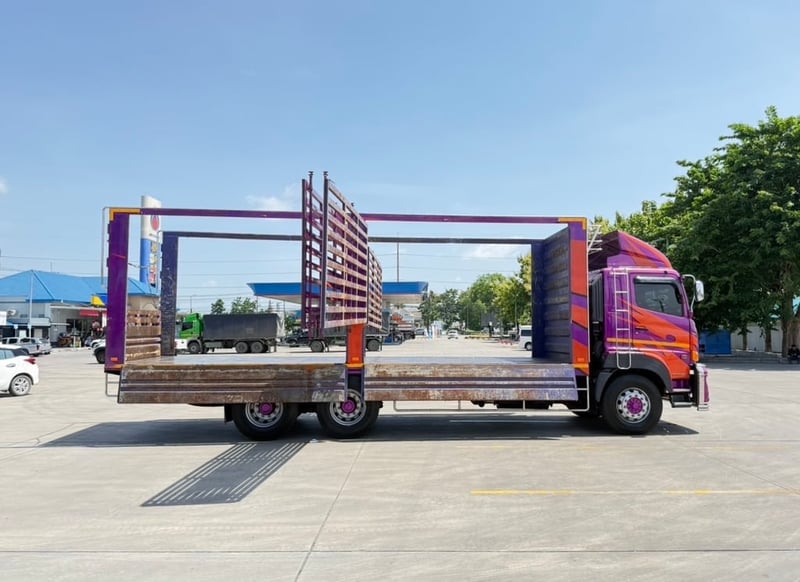 ขายเฉพาะ กะบะล่องเปิดข้างได้ใส่ 10 ล้อ HINO VICTOR มา ยาว 7.80 เมตร