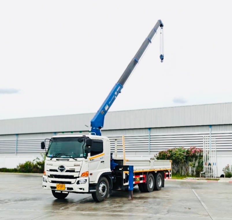 เข้าใหม่ ❗️ 37.492 กิโล❗️HINO. FL8J 260  10ล้อติดเครน  TADANO ZE555ตัน รับซื้อ-ขาย-แลกเปลี่ยน-รถ?