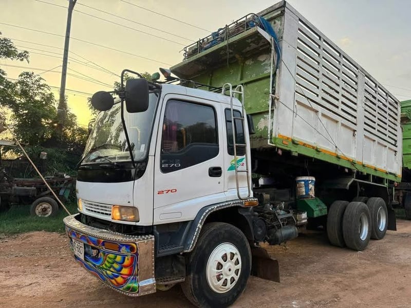 ISUZU FXZ 270  พ่วงแม่ลูกดั้มพ์เกษตร
