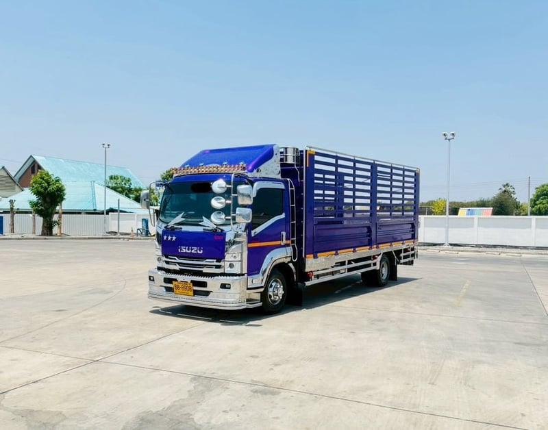 ISUZU NEW FRR 210 กะบะพื้นสแตนเหล็ด  ยาว 6.50 เมตร