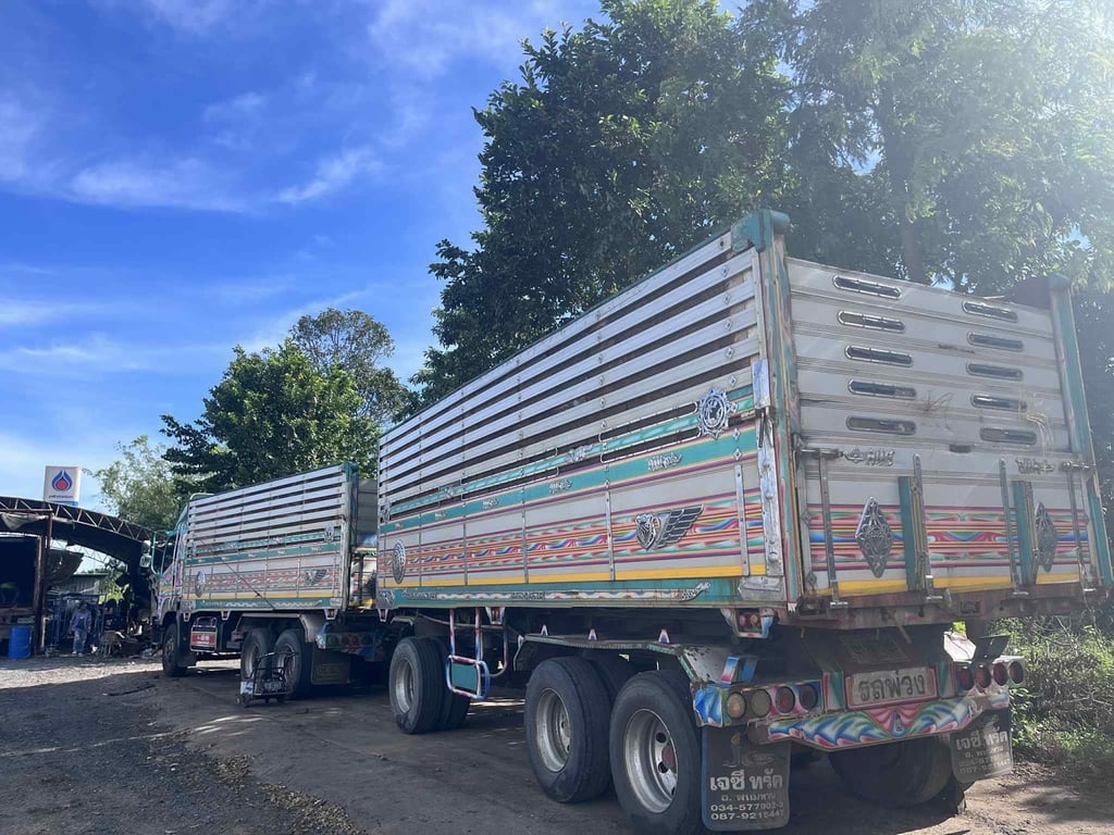 ISUZU 360 พ่วงแม่ลูกดั้มพ์เกษตร บรรทุก 30 ตัน+ ปี 2556 ISUZU 360 พ่วงแม่ลูกดั้มพ์เกษตร บรรทุก 30 ตัน+ ปี 2556