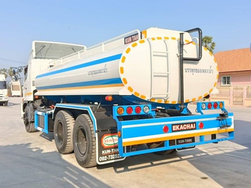 HINO FM8J 260 บรรทุกน้ำ แท็งค์บรรจุ 12,000 ลิตร
