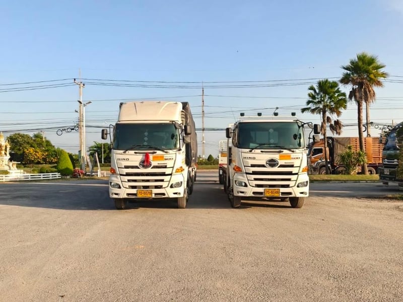 เข้าใหม่❗️ไมล์ 7 หมื่น❗️12ล้อ แท้ๆ GY2P  380 แรง พ่วงแม่ลูกดั้มพ์คอกเกษตร