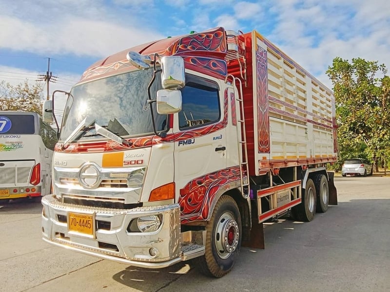 ไมล์ 34,466 กิโล❗️HINO FM8J ปี 2566 ดั้มพ์คอกสูง