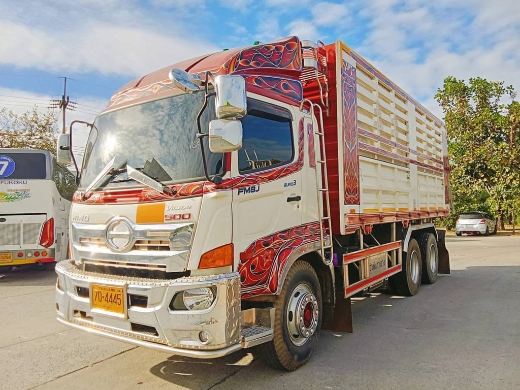 ไมล์ 34,466 กิโล❗️HINO FM8J ปี 2566 ดั้มพ์คอกสูง ไมล์ 34,466 กิโล❗️HINO FM8J ปี 2566 ดั้มพ์คอกสูง