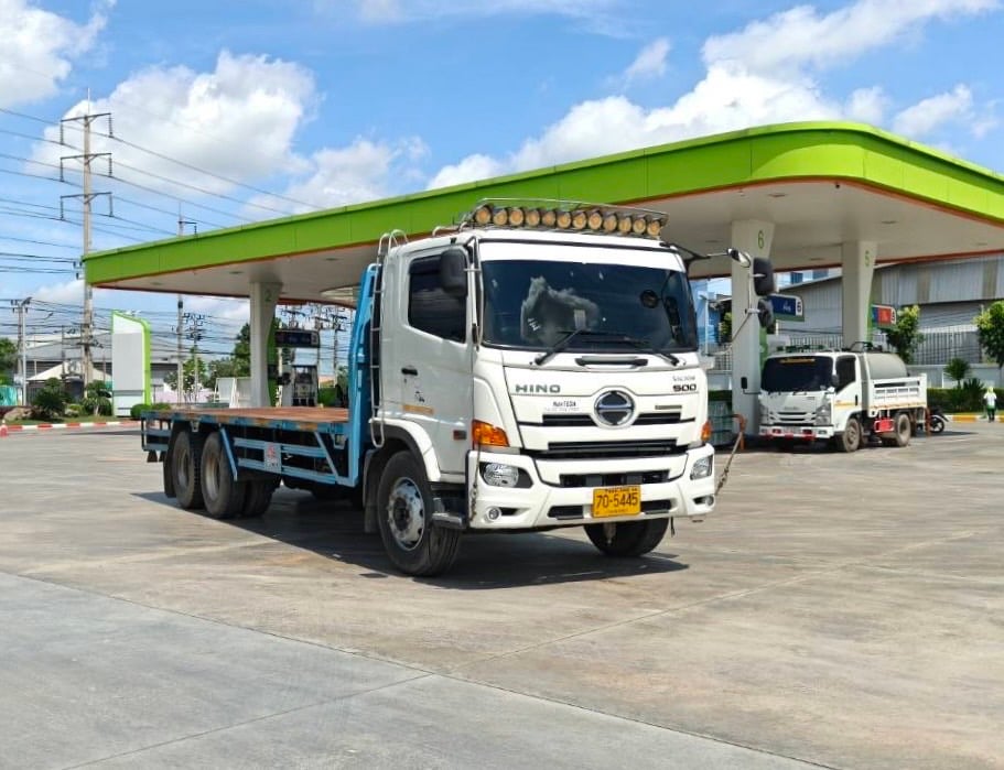 ไมล์ 9 หมื่นกว่า❗️HINO FL8J 260 เเรง  กะบะพื้นเรียบ 7.45 เมตร ปี 2566