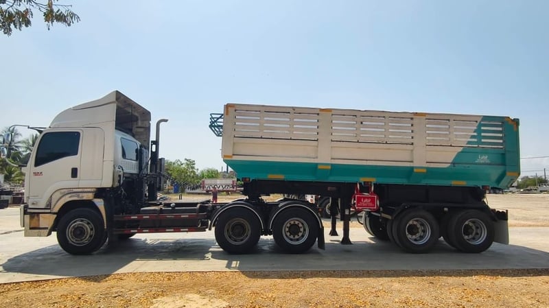 ISUZU GXZ 360 MT หัวลากพร้อมหางเซมิดั้มพ์ ISUZU GXZ 360 MT หัวลากพร้อมหางเซมิดั้มพ์