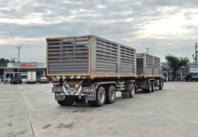 ISUZU FXZ 360 MT พ่วงแม่ลูกดั้มพ์เกษตร 