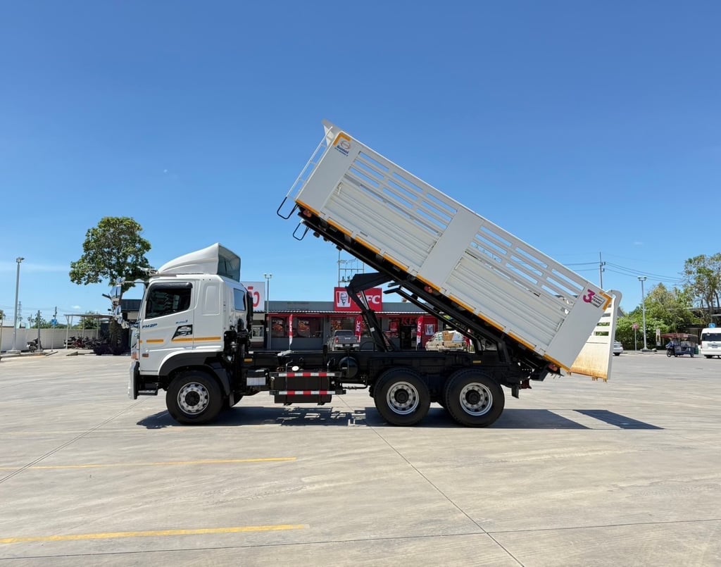 ไมล์ 6,942 กิโล❗️HINO FM2P 380 ปี 2566 ดั้มพ์สามมิตร ไมล์ 6,942 กิโล❗️HINO FM2P 380 ปี 2566 ดั้มพ์สามมิตร