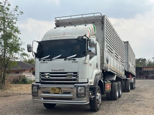 ISUZU FXZ 360 พ่วงแม่ลูกดั้มพ์ เกษตร บรรทุก 30 ตัน+ ปี 2555 📞094-653-6339 อิฐ