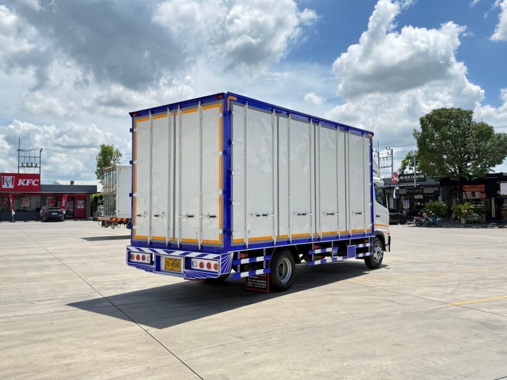 6 ล้อตู้แห้ง HINO NEW FC9J 210 ไมล์ 66,767 กิโล ตู้ 10 บาน