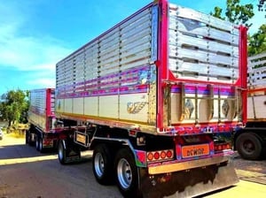 ISUZU FXZ 360 ปี 2563 พ่วงแม่ลูกดั้มพ์ พื้นกระบะเรียบ ISUZU FXZ 360 ปี 2563 พ่วงแม่ลูกดั้มพ์ พื้นกระบะเรียบ