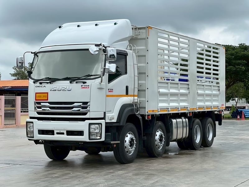 ISUZU  FYH 360 JT 12 ล้อแท้ ยาว 7 เมตร  อู่ พนัส  ไมล์ 217,908 กิโล ปี 2564