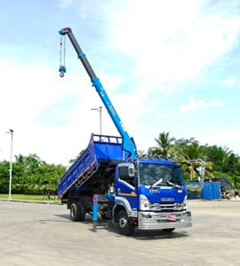 6ล้อดั้มพ์ติดเครน ISUZU NEW FRR210 XCMG ใหม่ เครน 3 ตัน 6ล้อดั้มพ์ติดเครน ISUZU NEW FRR210 XCMG ใหม่ เครน 3 ตัน