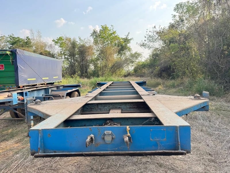 หัวลากก๊าส CNG พร้อมหางก้าง 2 เพลา