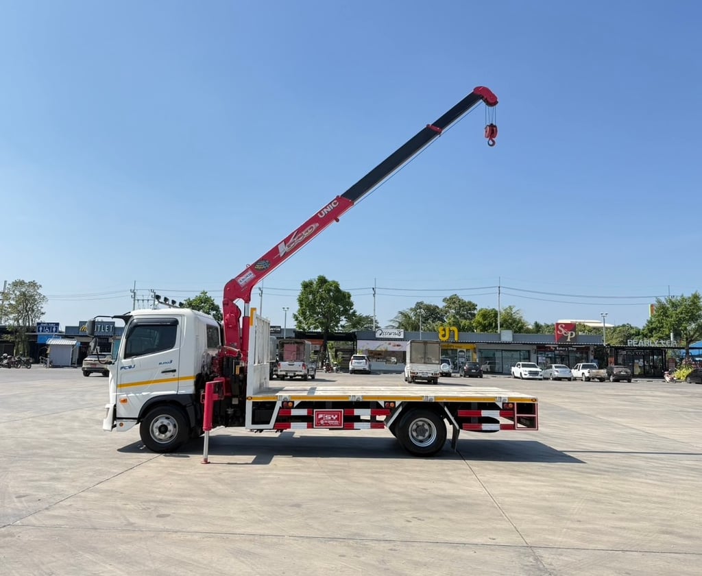 ไมล์ 49,662 กิโล❗️HINO FC9J 210 ปี 2567 ติดเครน UNIC รุ่น URV 343 ขนาด 3 ตัน ไมล์ 49,662 กิโล❗️HINO FC9J 210 ปี 2567 ติดเครน UNIC รุ่น URV 343 ขนาด 3 ตัน