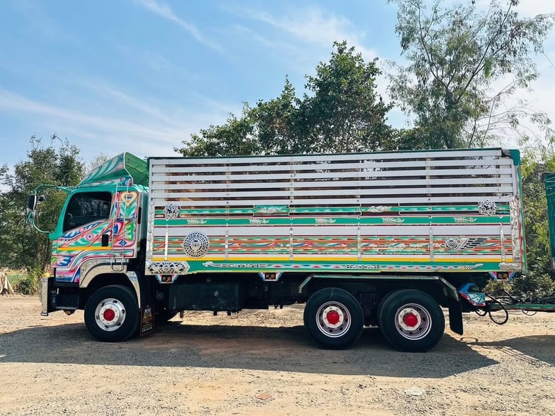 ISUZU FXZ 360 พ่วงแม่ลูกดั้มพ์เกษตร