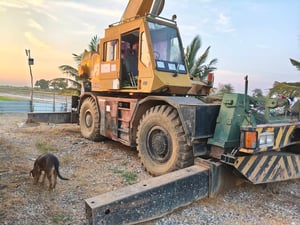 TADANO M4 เครน 25 ตัน เครื่องเกียดี  ไฟฟ้าเต็ม