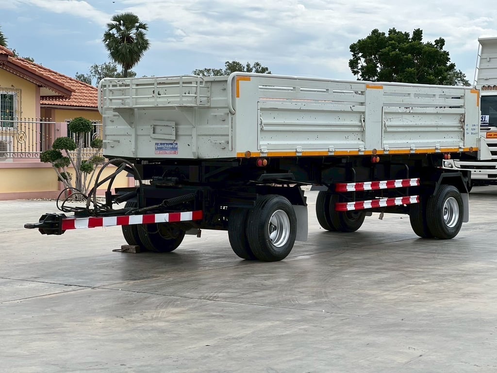 ลูกพ่วงดัมพ์ (สำหรับรถ 6 ล้อ) สองเพลา  ลูกพ่วงดัมพ์ (สำหรับรถ 6 ล้อ) สองเพลา