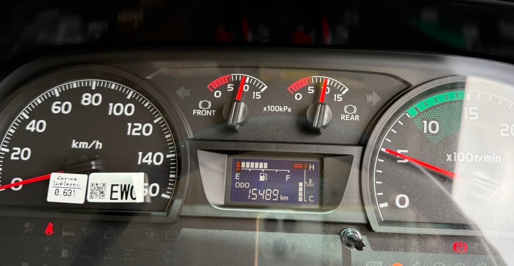10ล้อติดเครน HINO FM1A 344 แรง 2 เพลา  UNIC URV555 ขนาด 5 ตัน