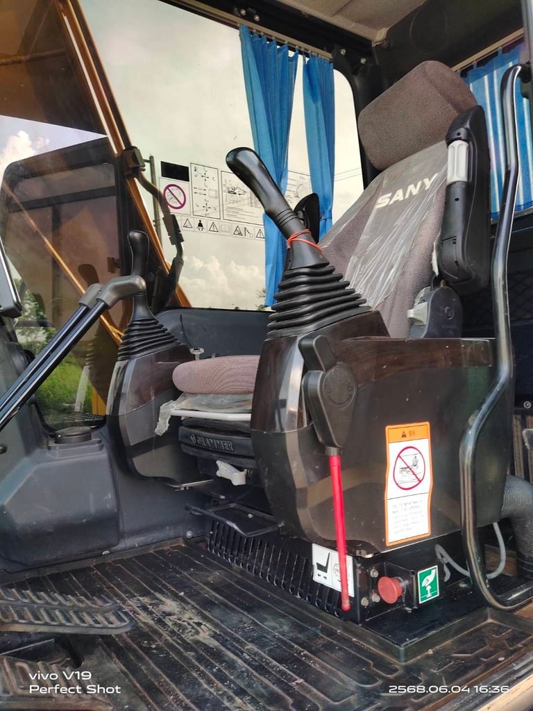 SANY SY135C ไมล์ 3,000 ซ.ม เอกสารอินวอยฝ