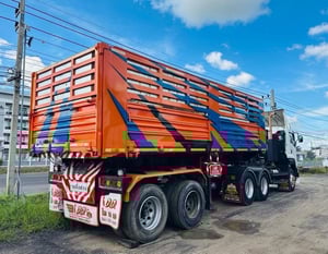  ISUZU FXZ 360 แรง หัวลากพร้อม หางเซมิดั้มพ์ หัวปี 2557