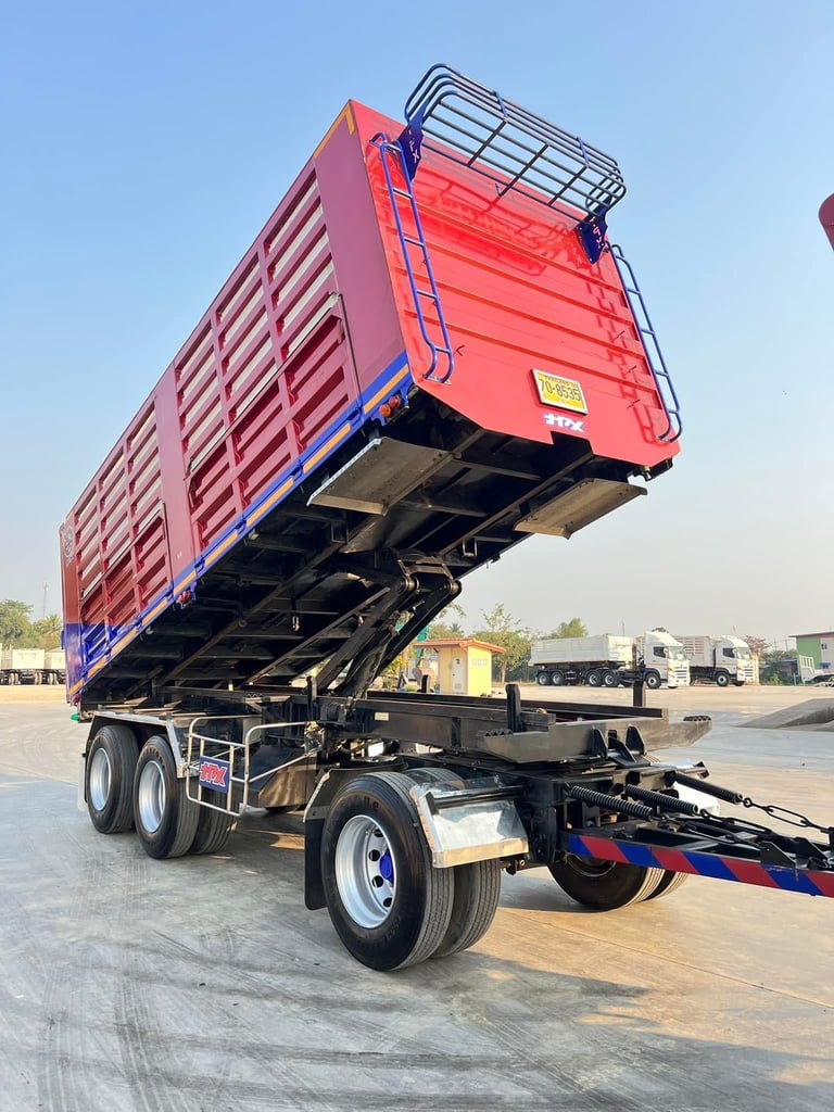 ไมล์ 1 แสนนิด❗️ISUZU FXZ 360 พ่วงแม่ลูก ดั้มพ์เกษตร