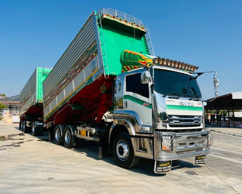 ISUZU FXZ 360 MT ปี 2566 พ่วงแม่ลูกดั้มพ์