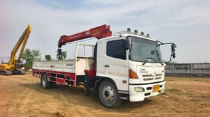 HINO FG8J 212 ติดเครน 5 ตัน 