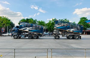 เข้าใหม่❗️HINO FM2P 380 จอมพลัง พ่วงแม่ลูกดั้มพ์คอกเกษตร เข้าใหม่❗️HINO FM2P 380 จอมพลัง พ่วงแม่ลูกดั้มพ์คอกเกษตร