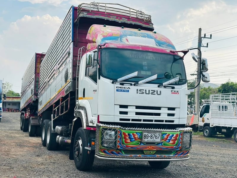 ISUZU FXZ 360 พ่วงแม่ลูกดั้มพ์เกษตร