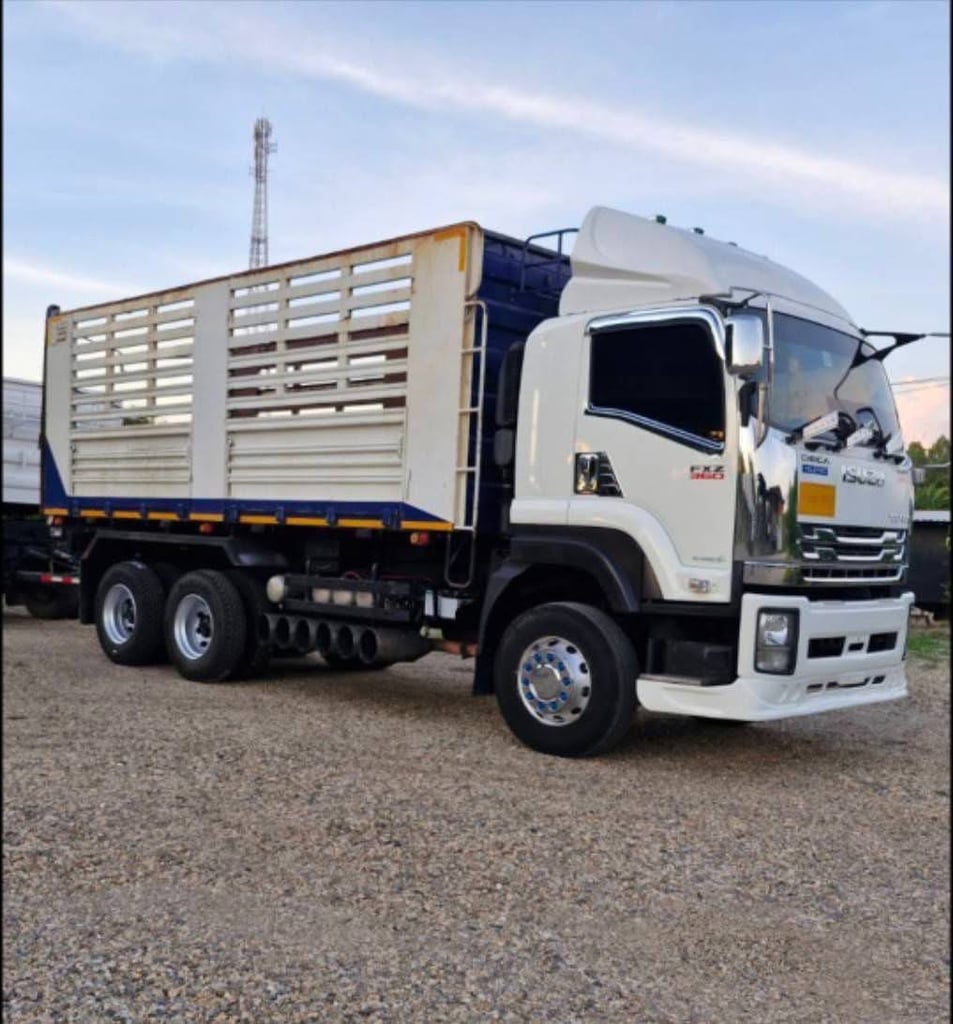 ISUZU FXZ 360 แรง พ่วงแม่ลูกดั้มพ์  (ตัวลูกไม่ดั้มพ์)