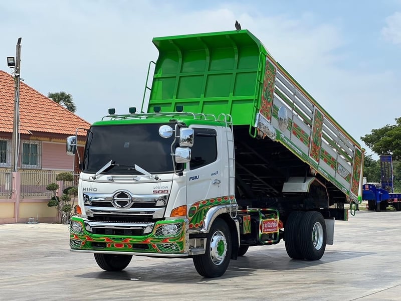 ไมล์ 6 หมื่นนิด HINO FG8J 240  ดั้มพ์ ยาว 5.60 เมตร