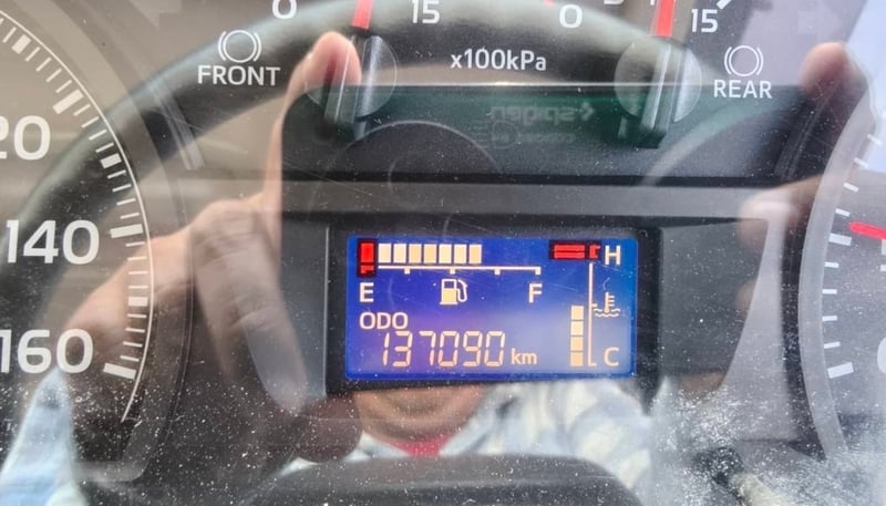 เครน 5 ตัน❗️ไมล์ 137,090 กิโล❗️HINO FG8J 240 แรง