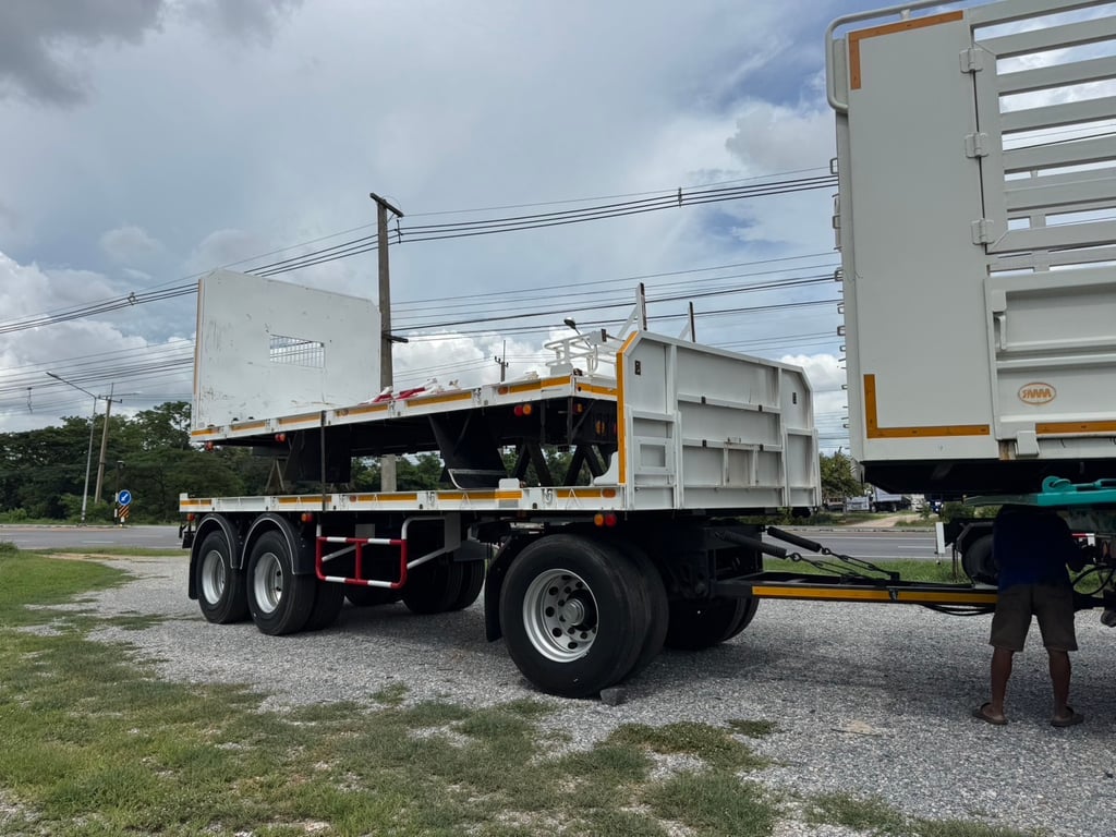 ขายลูกพ่วงพื้นเรียบ 2 คาน ยังไม่ได้จดทะเบียน