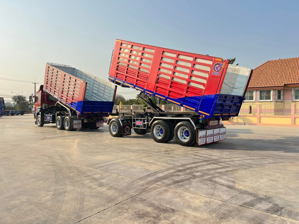 ไมล์ 1 แสนนิด❗️ISUZU FXZ 360 พ่วงแม่ลูก ดั้มพ์เกษตร