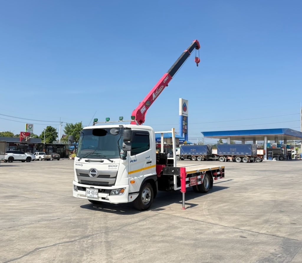 ไมล์ 49,662 กิโล❗️HINO FC9J 210 ปี 2567 ติดเครน UNIC รุ่น URV 343 ขนาด 3 ตัน ไมล์ 49,662 กิโล❗️HINO FC9J 210 ปี 2567 ติดเครน UNIC รุ่น URV 343 ขนาด 3 ตัน