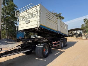 HINO 344 พ่วงแม่ลูกดั้มพ์ สามมิตร HINO 344 พ่วงแม่ลูกดั้มพ์ สามมิตร