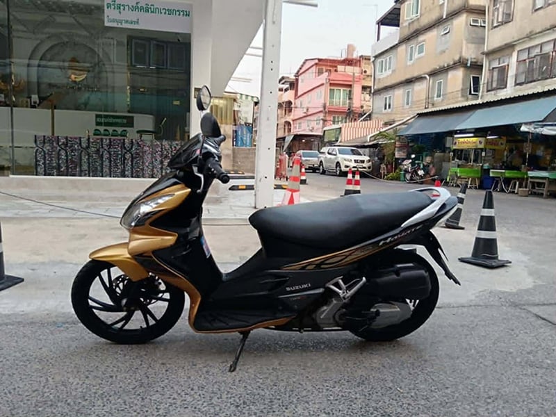 Hayate 125 ตัวท็อป ล้อแม็ก มือเดียว ภาษีปี70 สวยหรู เครื่องสดเดิมๆดียอดเยี่ยม ราคา 15500 บาท
