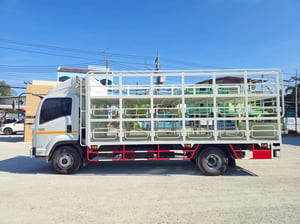 ISUZU FRR 190แรงม้า รถบรรทุก 6ล้อ กระบะคอกสูง ปี2021