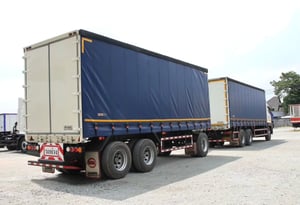 สิบล้อตู้ผ้าใบเปิดข้างพ่วงแม่ลูก HINO FL1A 344 แรงม้า ปี 67  (5506,5507)