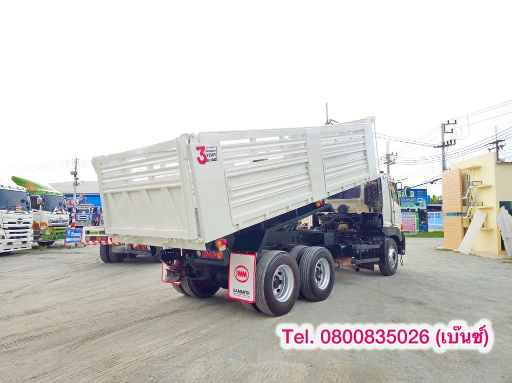 🔥🔥โปรช่วยดาวน์ 6 % พร้อมโปรดอกเบี้ยเริ่มต้น 2.99% 🔥🔥 เฉพาะจัดไฟแนนซ์เท่านั้น ‼ 🚚💨 สิบล้อดั้มพ์ HINO FM1A 344 แรง ปี 2564 อู่สามมิตร ยาว 6.0 กว้าง 2.50 สูง1.40(0915)