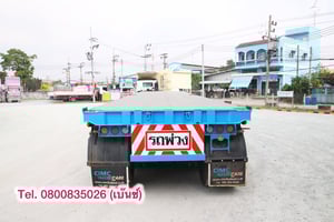 📣 ล้างสต๊อกครั้งใหญ่ หมดแล้วหมดเลย📣 💥 หางพื้นเรียบ สามเพลา อู่  CIMC ปี 2564 (8294) 