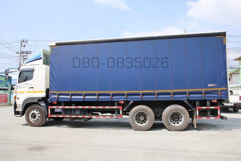 💥ลดSาคาให้แล้ว โทรมาเล้ยย สิบล้อตู้ผ้าใบเปิดข้าง HINO FL1A 344 แรง ปี 67  (5506)