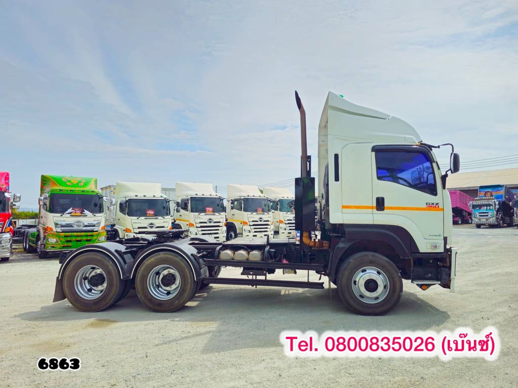 🚚💨 สิบล้อหัวลาก ISUZU GXZ 360  แรง  ปี 2555 (6863)
