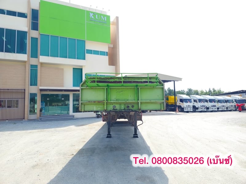 💥 หางพื้นเรียบ สามเพลา อู่ BPT ปี 2558 (7339)